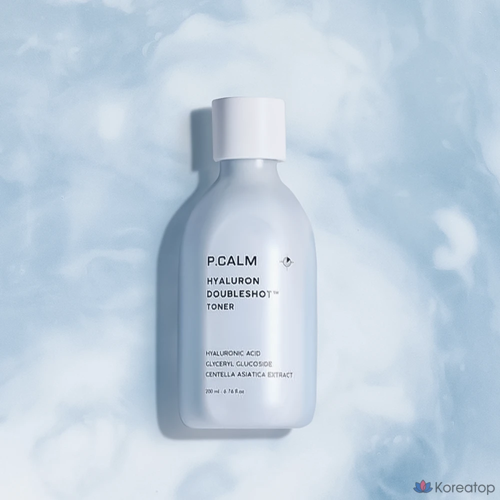 Тонер P.CALM Hyaluron Double Shot Toner, 200 мл, 1 шт.