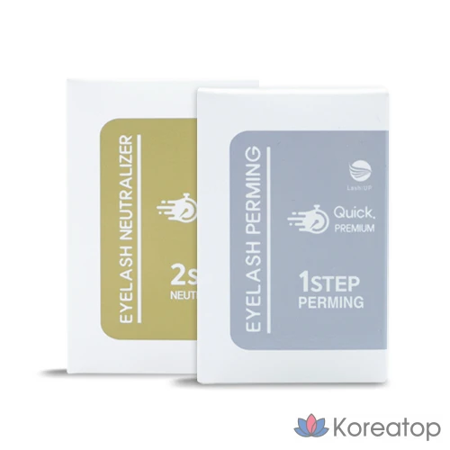 Набор для ухода Lash:Up Eyelash Brow Quick Premium Perm STEP1 + STEP2, смешанный цвет, 5 шт.