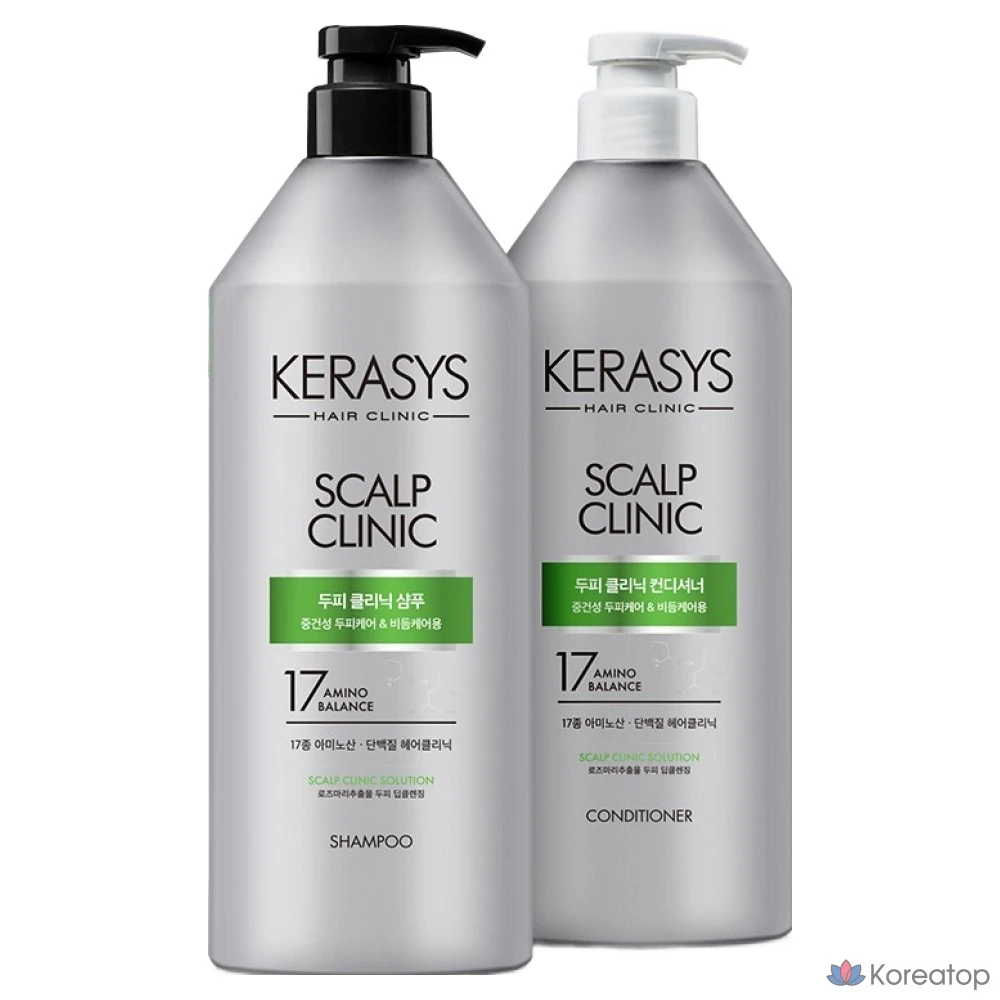 Шампунь KeraSys Scalp Clinic Protein Shampoo, 980 мл, 1 шт., фото 4