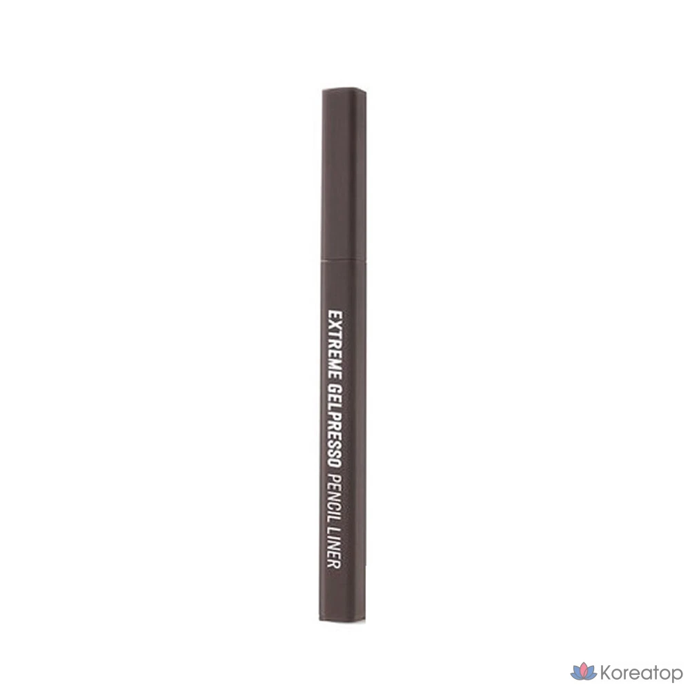 Подводка для глаз Clio Extreme Gelpresso Pencil Liner, оттенок 001 Black Brown, 0.35 г, 1 шт.