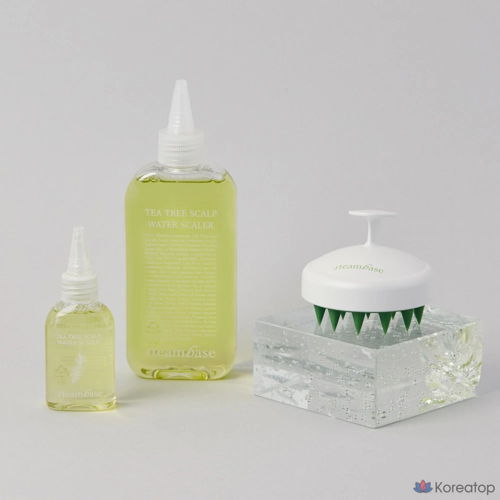Скальп-скраб Steambase Tea Tree Scalp Water Scaler, 250 мл + 50 мл, 1 шт., фото 5