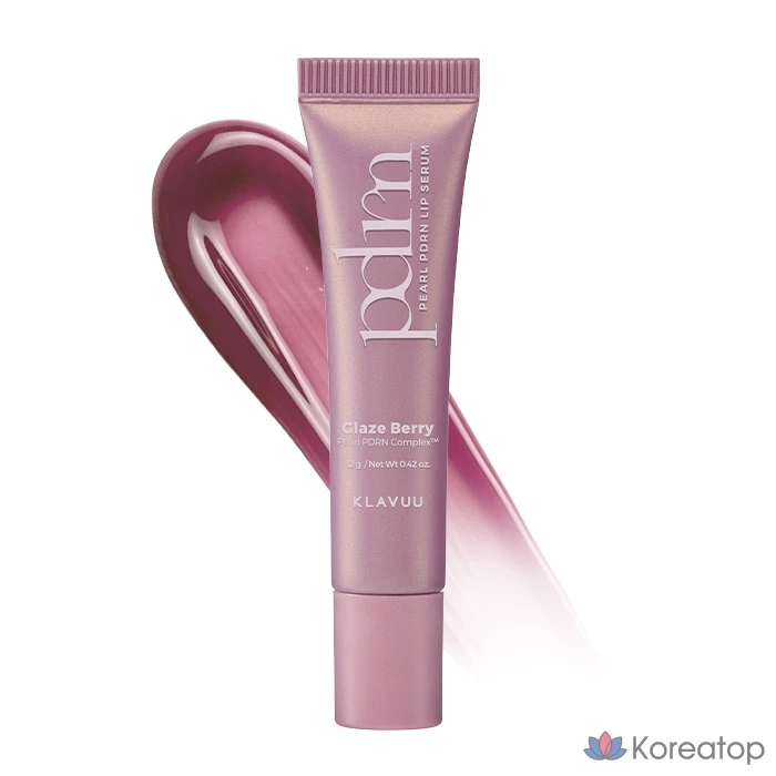 Сыворотка для губ Klavuu Nourishing Care Pearl PDRN Lip Serum, оттенок Glaze Berry, 12 г, 1 шт., фото 2