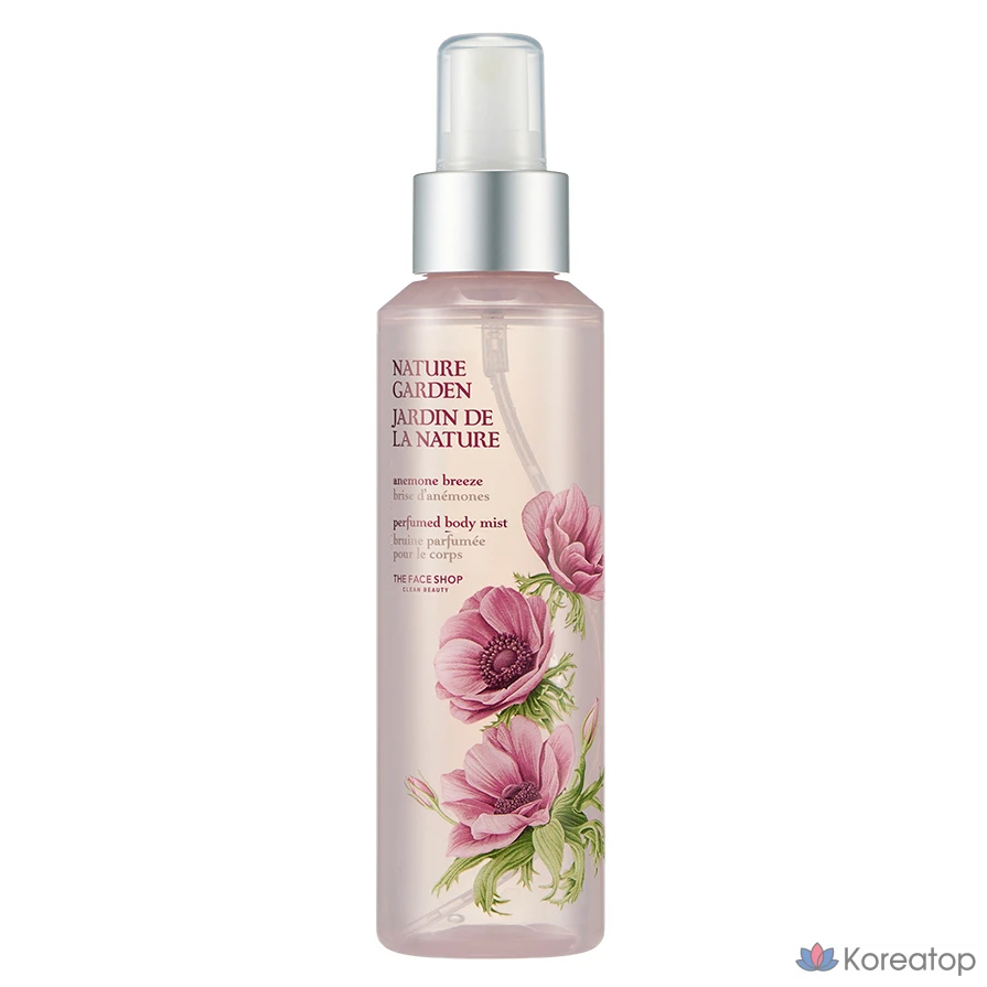 Боди-мист The Face Shop Nature Garden Perfume Anemone Breeze Floral, 155 мл, 1 шт.
