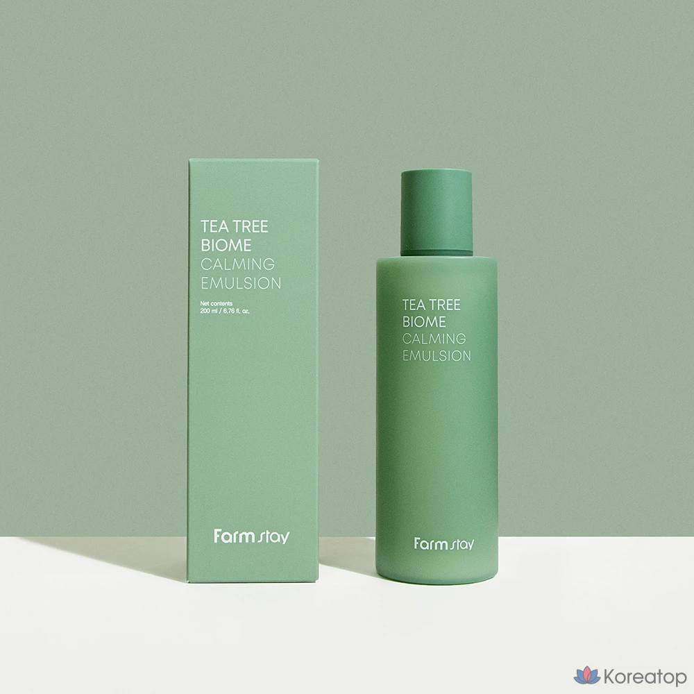 Эмульсия FarmStay Tea Tree Biome Calming Emulsion, 200 мл, 1 шт.