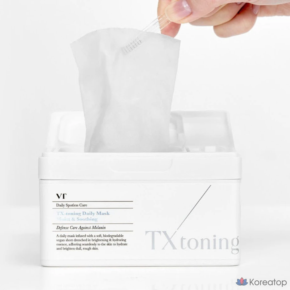 Тканевая маска для лица VT Cosmetics TX Toning Daily Mask, 30 шт.