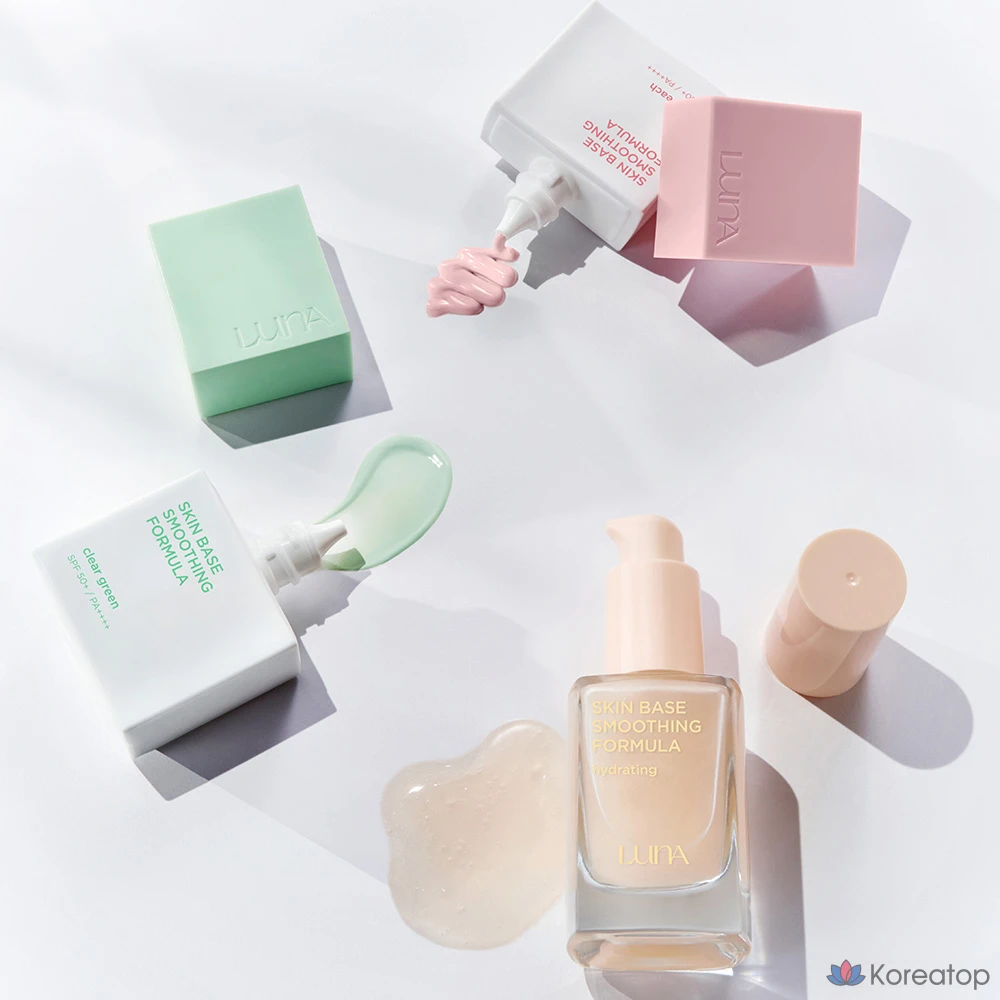 Тонер Luna Smoothing Formula Skin Base, оттенок Light Peach, 30 мл, 1 шт., фото 4