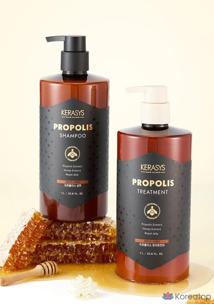 Кондиционер для волос KeraSys Propolis Damage Repair Treatment, 1 л, 1 шт.