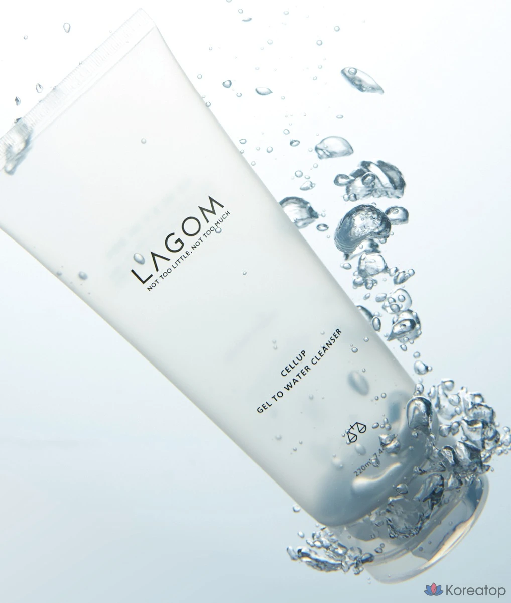Гель для умывания LAGOM Cellup Gel to Water Cleanser, 220 мл, 1 шт., фото 4