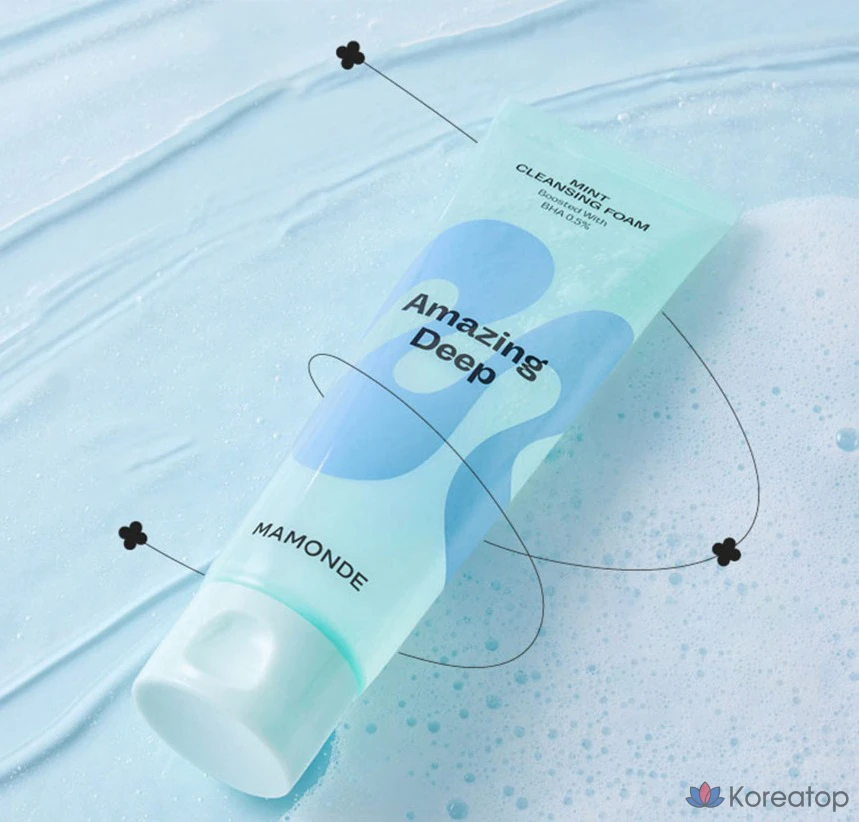 Очищающая пенка Mamonde Amazing Deep Mint Cleansing Foam, 120 мл, 1 шт.