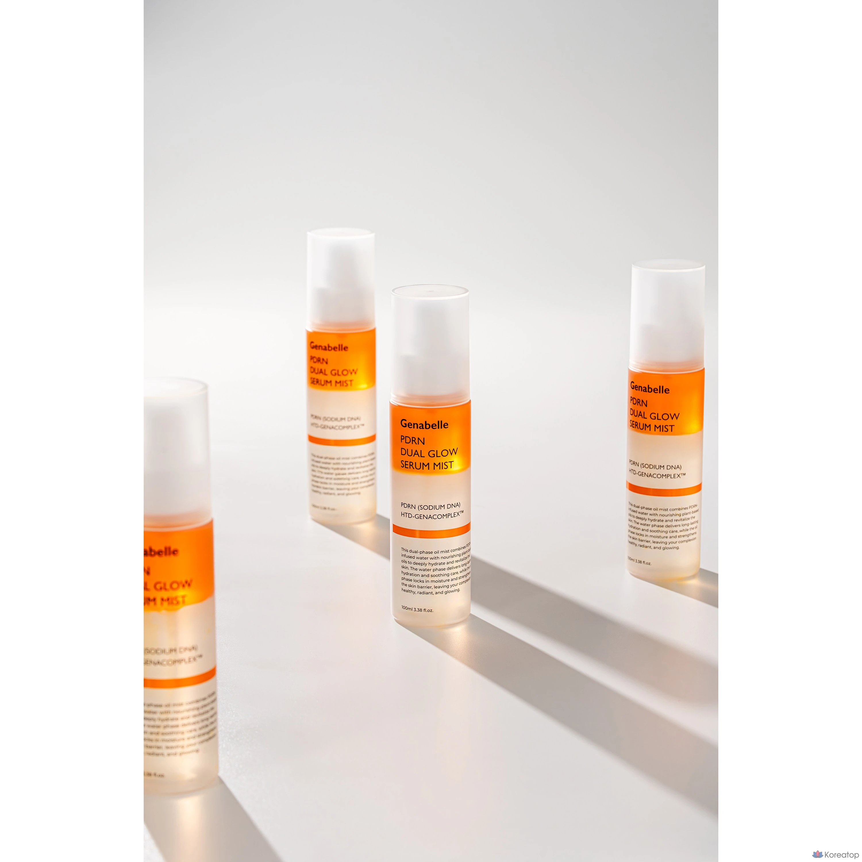 Сыворотка-мист Genabelle PDRN Dual Glow Serum Mist, 100 мл, 1 шт.