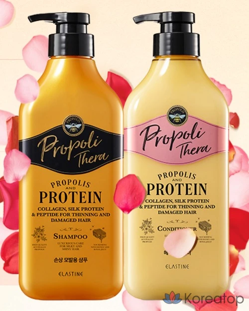 Шампунь Elastine Propolitera For Dry &amp; Damaged Hair, 500 мл, 1 шт.