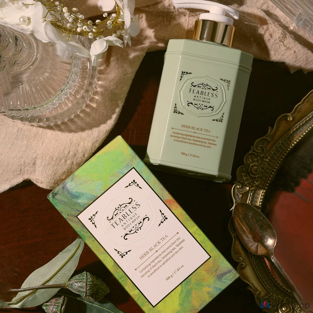 Гель для душа TEABLESS Antique Body Wash Herbal Black Tea, 500 г, 1 шт.