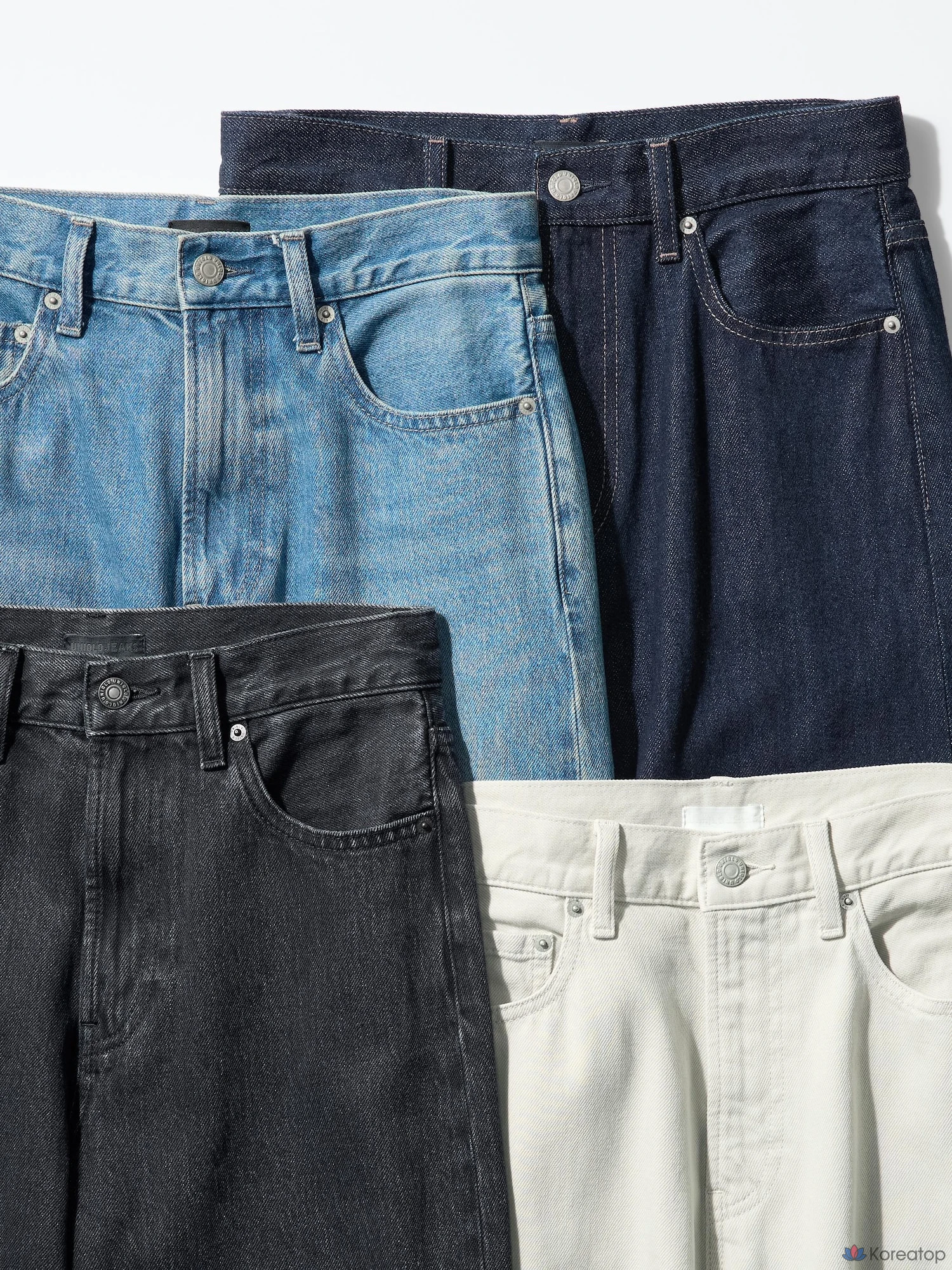 Джинсы Uniqlo High-Rise Wide Jeans, фото 2