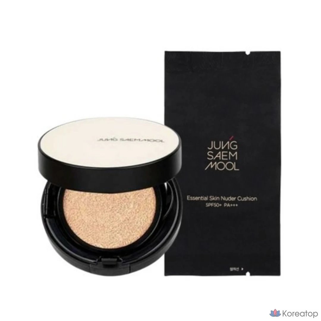 Кушон Jungsaemmool Essential Skin Nuder Longwear Cushion (основной + рефил), оттенок Light, 14 г + 14 г, 1 шт.