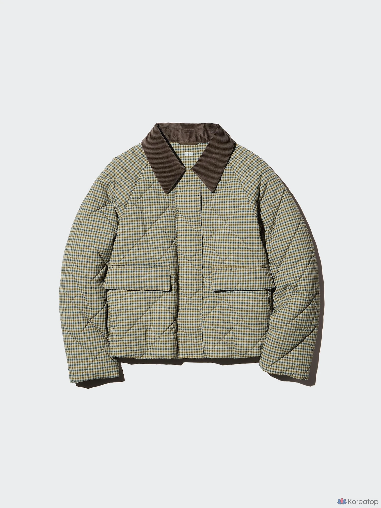 Куртка утепленная Uniqlo Padded Utility Short Jacket, принт