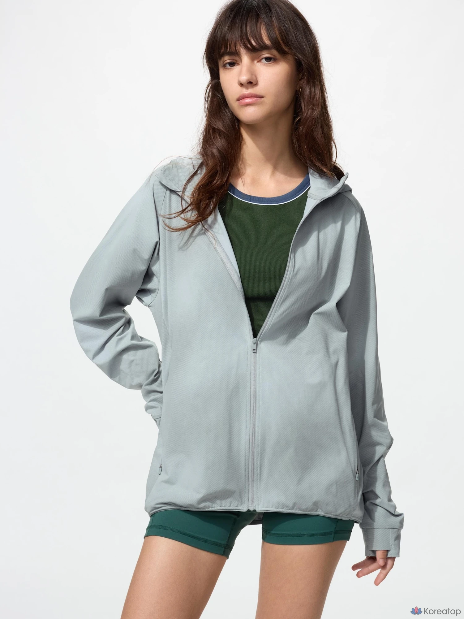 Парка Uniqlo DRY-EX UV Protection Full-Zip Parka (Print)