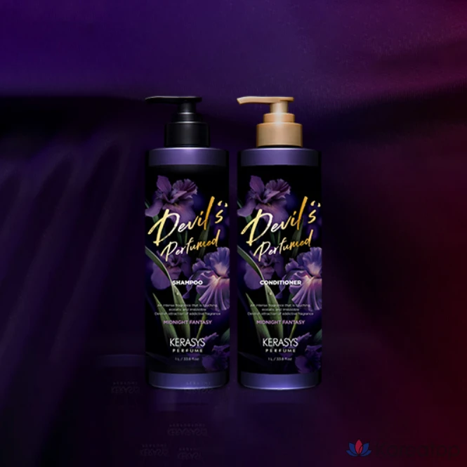Набор для ухода KeraSys Devils Perfume Midnight Fantasy Hair Care 2-piece Set, 1 шт.