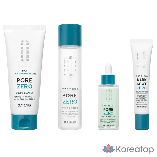 Набор для ухода Be The Skin BHA+ Pore Skin Care 4-piece Set, 1 шт.