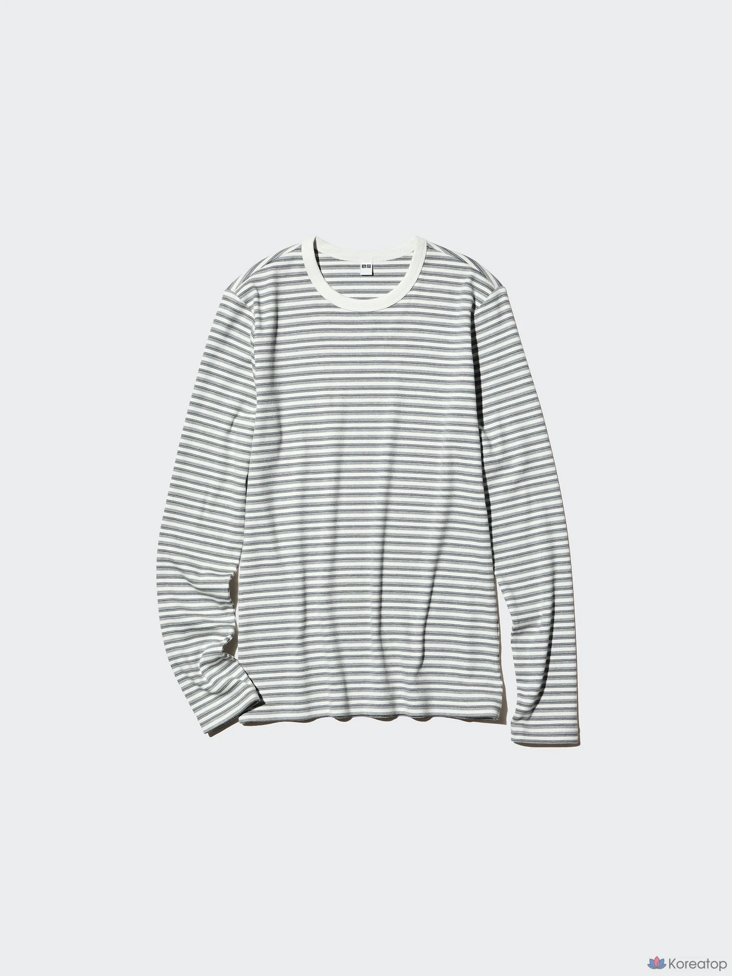 Лонгслив Uniqlo Soft Rib T, в полоску