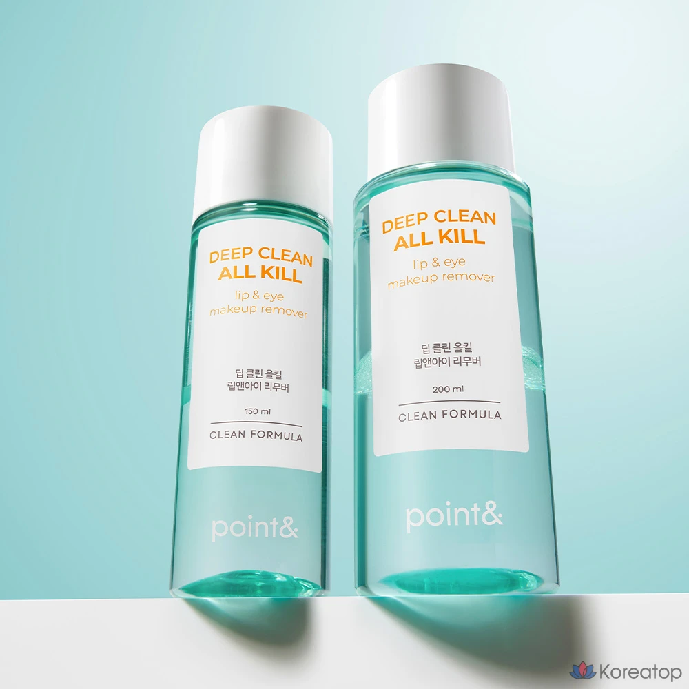 Гидрофильное масло Point& Deep Clean All Kill Lip & Eye Remover, 150 мл, 1 шт.