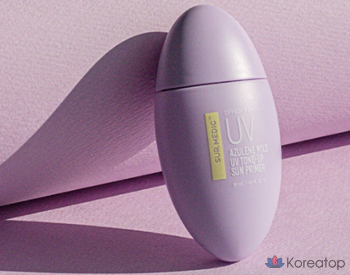 Солнцезащитный крем SUR.MEDIC+ Azulene Mild UV Tone-up Sun Primer SPF50+ PA++++, 50 мл, 1 шт.