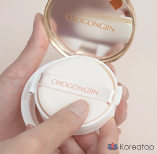 Кушон Chogongjin Essence Pact Cushion, оттенок 23C Sand, 15 г, 1 шт.