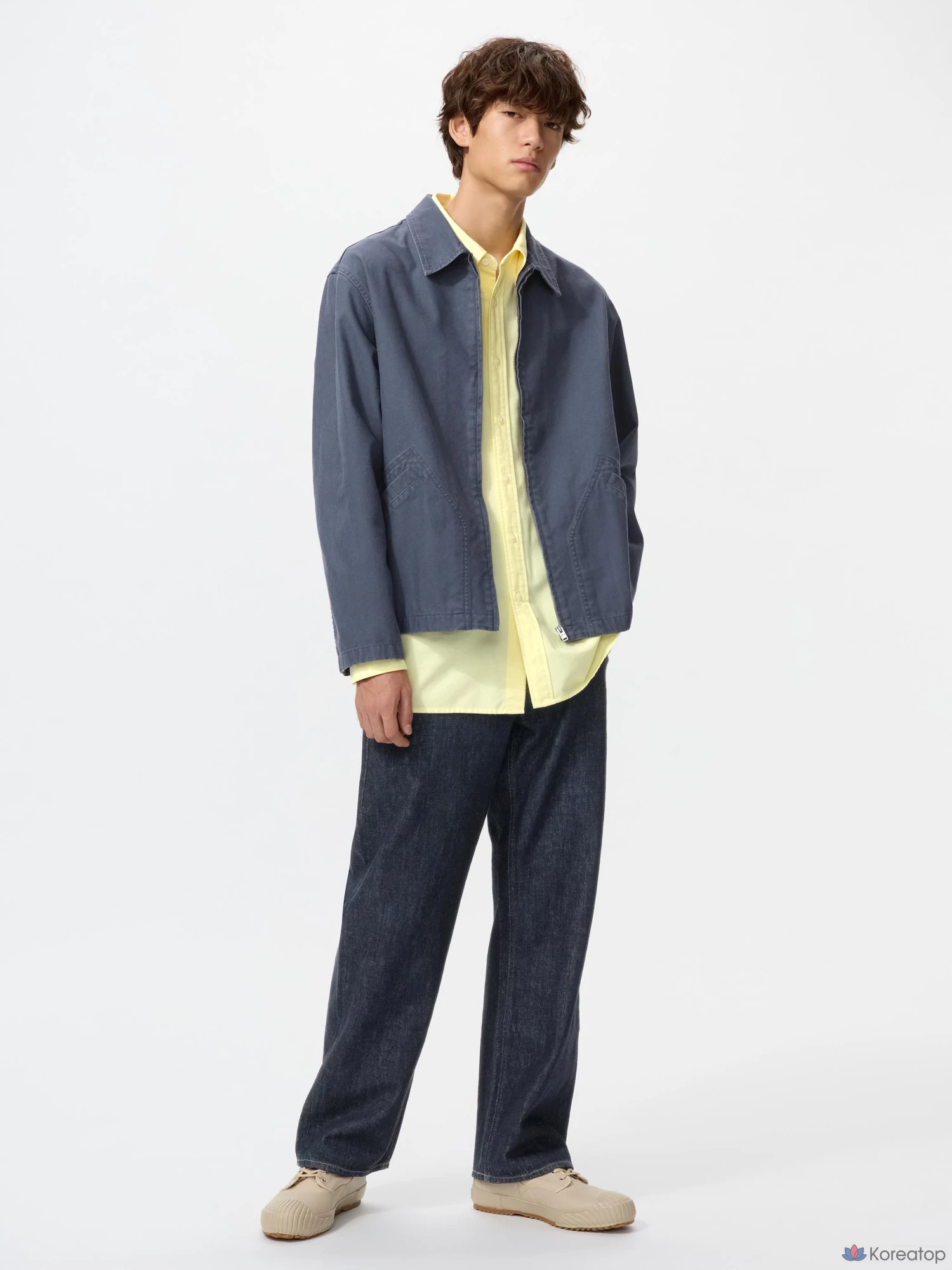 Блузон на молнии Uniqlo