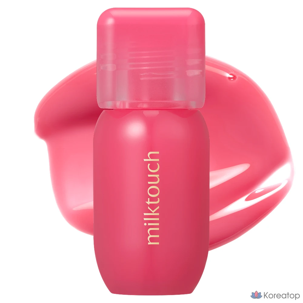 Тинт для губ Milk Touch Glow Fit Color Stain Lip Tint, оттенок 04 Pink Humming, 1 шт.