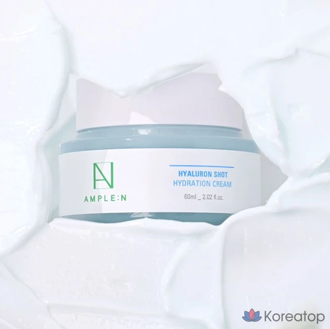 Увлажняющий крем AMPLE:N Hyaluron Shot Moisture Cream, 60 мл, 1 шт., фото 5