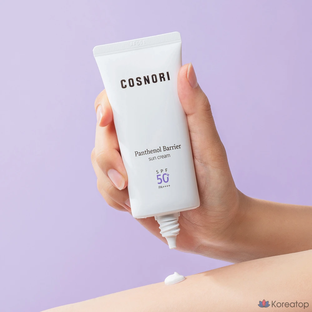 Солнцезащитный крем Cosnori Panthenol Vegan Sun Cream SPF50+ PA++++, 50 мл, 1 шт.