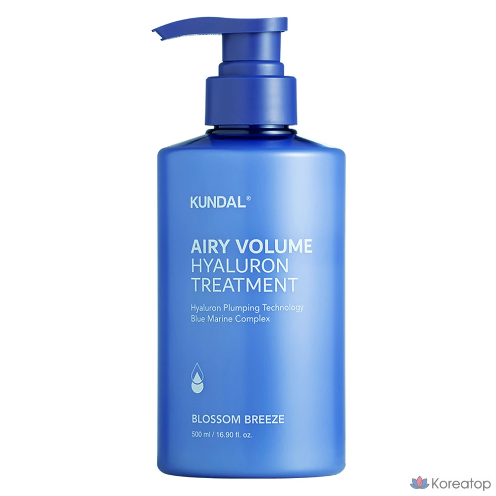 Кондиционер Kundal Hyaluron Airy Volume Treatment Blossom Breeze, 500 мл, 1 шт.