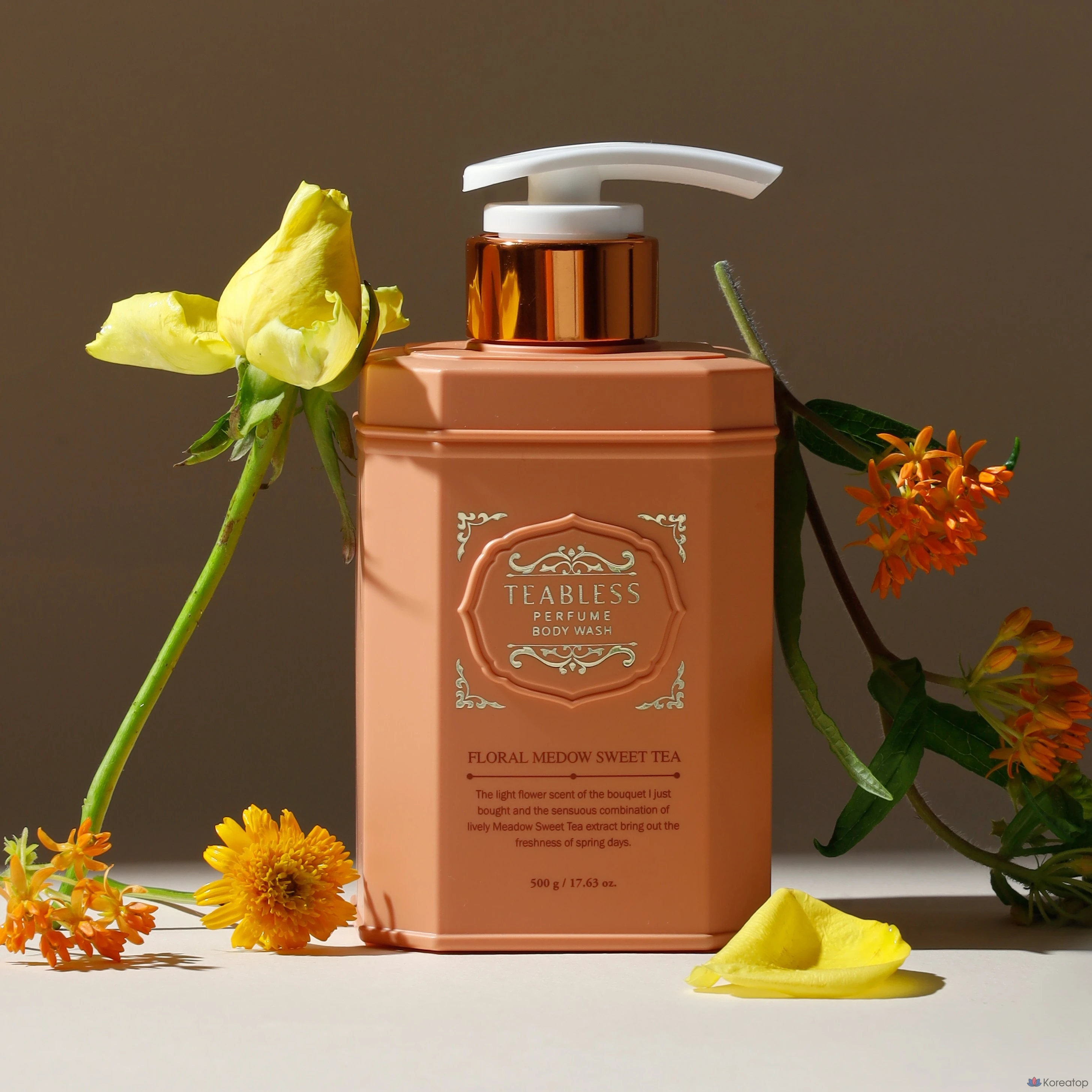 Гель для душа TEABLESS Perfume Body Wash Sweet Tea Floral, 500 г, 1 шт.