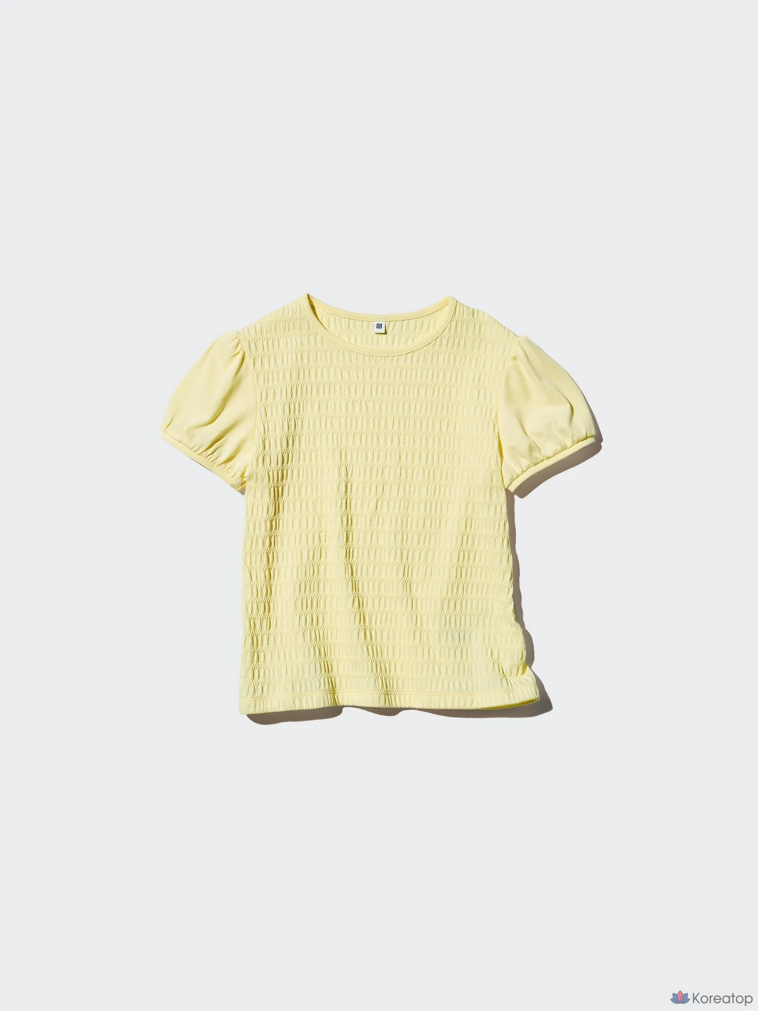 Футболка детская Uniqlo Puff Sleeve T-Shirt (Shirring)