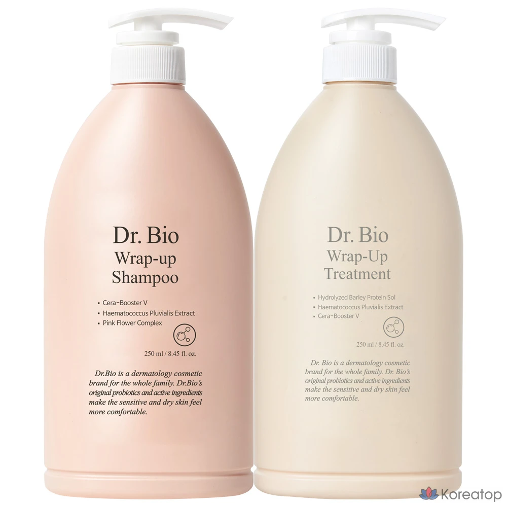 Набор для ухода Dr. Bio Wrap Up 2-piece Set (Shampoo + Treatment), 250 г, 1 шт.
