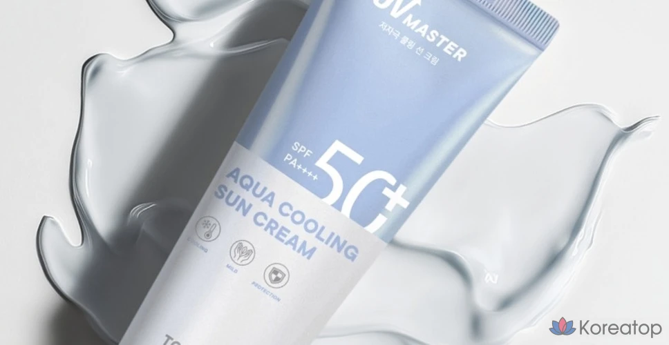 Солнцезащитный крем Tony Moly UV Master Aqua Cooling Sun Cream SPF50+ PA++++, 150 мл, 1 шт., фото 5