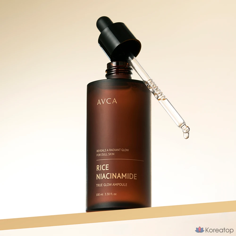 Ампульная сыворотка AVCA True Glow Rice & Niacinamide Ampoule, 100 мл, 1 шт.