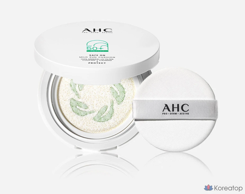 Кушон AHC Safe On Mild Sun Cushion SPF50+ PA++++, 25 г, 1 шт.