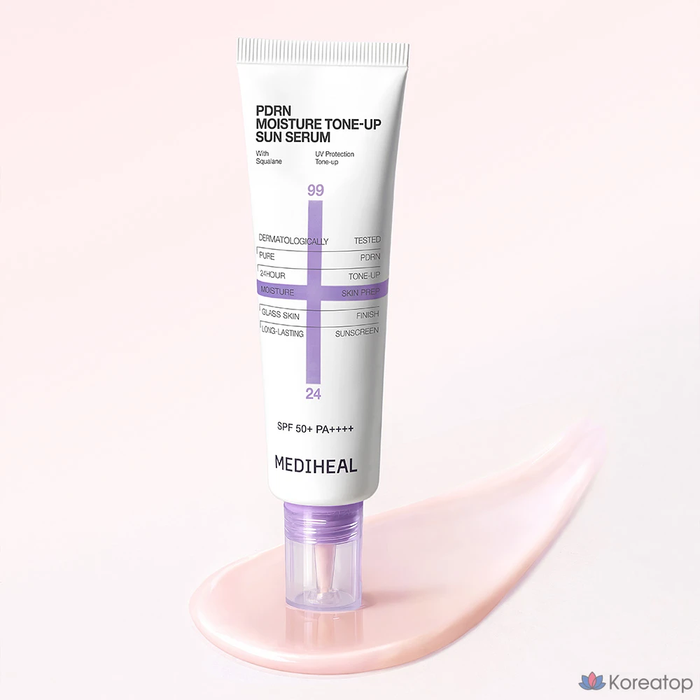 Солнцезащитная сыворотка MEDIHEAL PDRN Moisture Tone Up Sun Serum, 50 г, 1 шт.