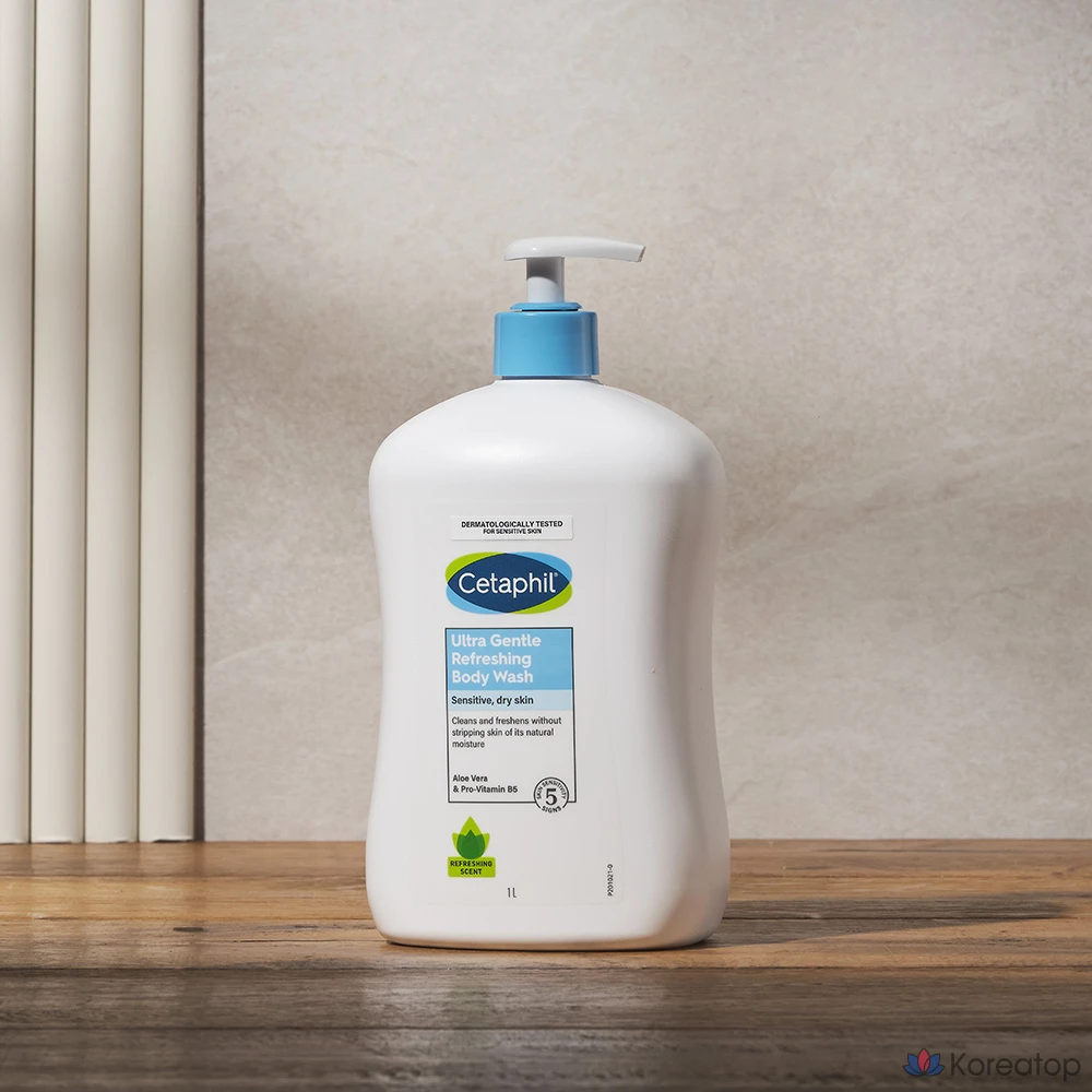 Очищающий гель для душа Cetaphil Ultra Gentle Refreshing Body Wash, 1 л, 1 шт.