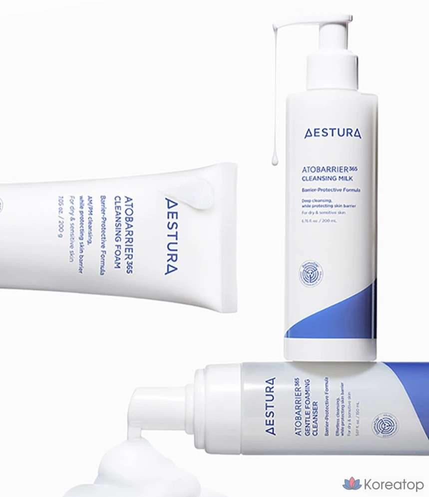 Очищающая пенка AESTURA Atobarrier 365 Cleansing Foam, 200 г, 1 шт.