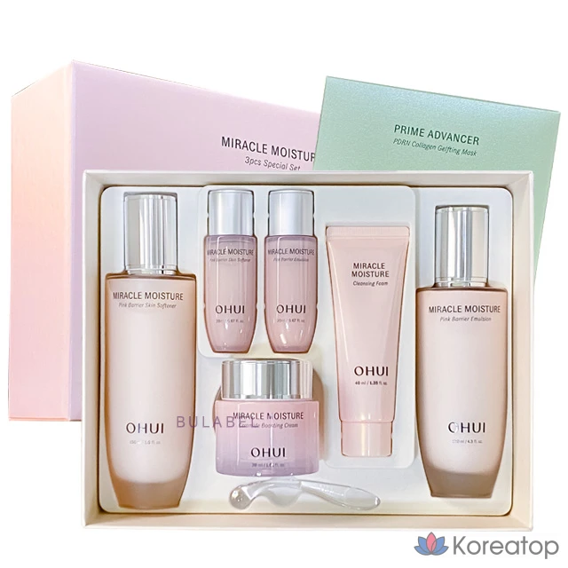 Набор для ухода Ohui Miracle Moisture 3-piece Special Set, 1 шт.