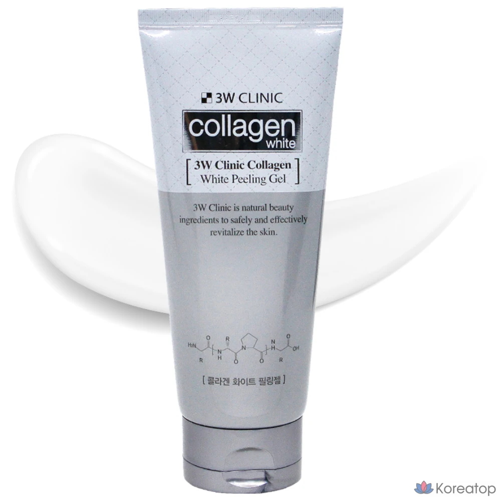 Пилинг 3W Clinic Collagen White Peeling Gel, 180 мл, 1 шт.