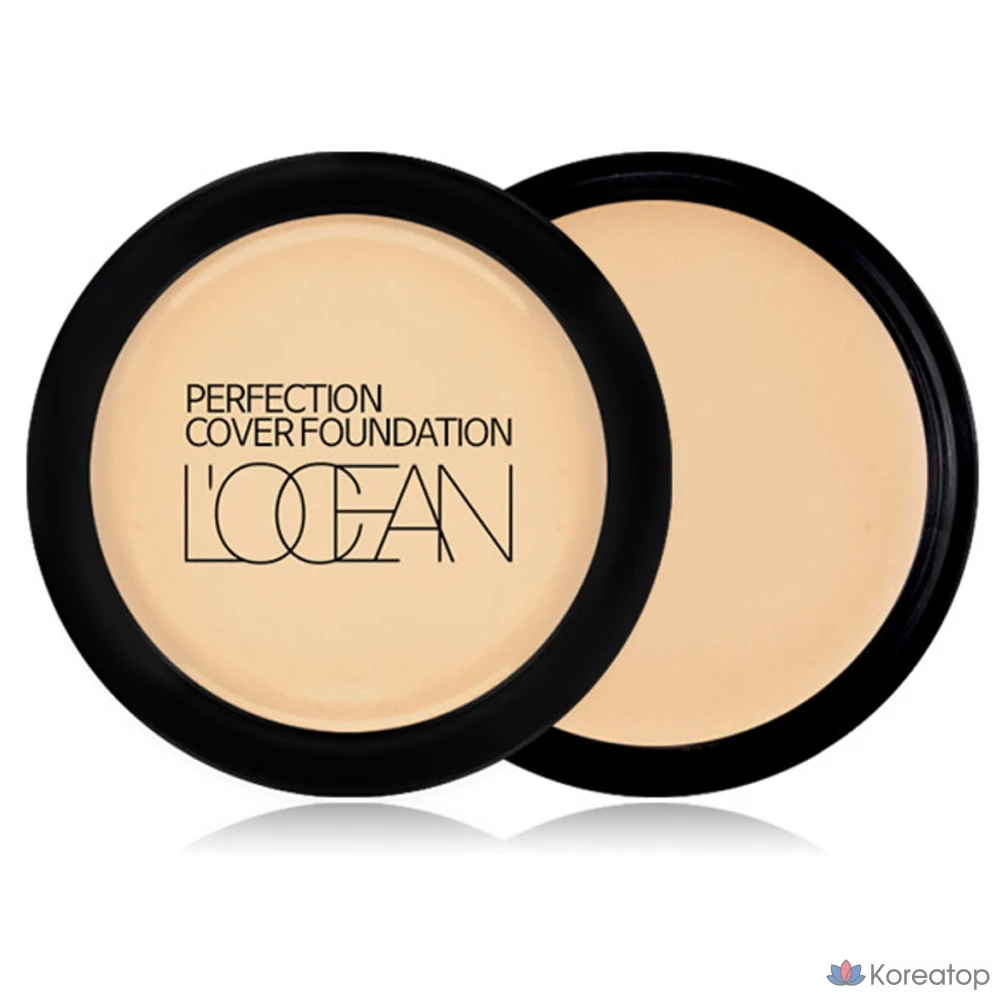 Тональный крем L'OCEAN Cover Foundation, оттенок 23 Natural Beige, 1 шт.