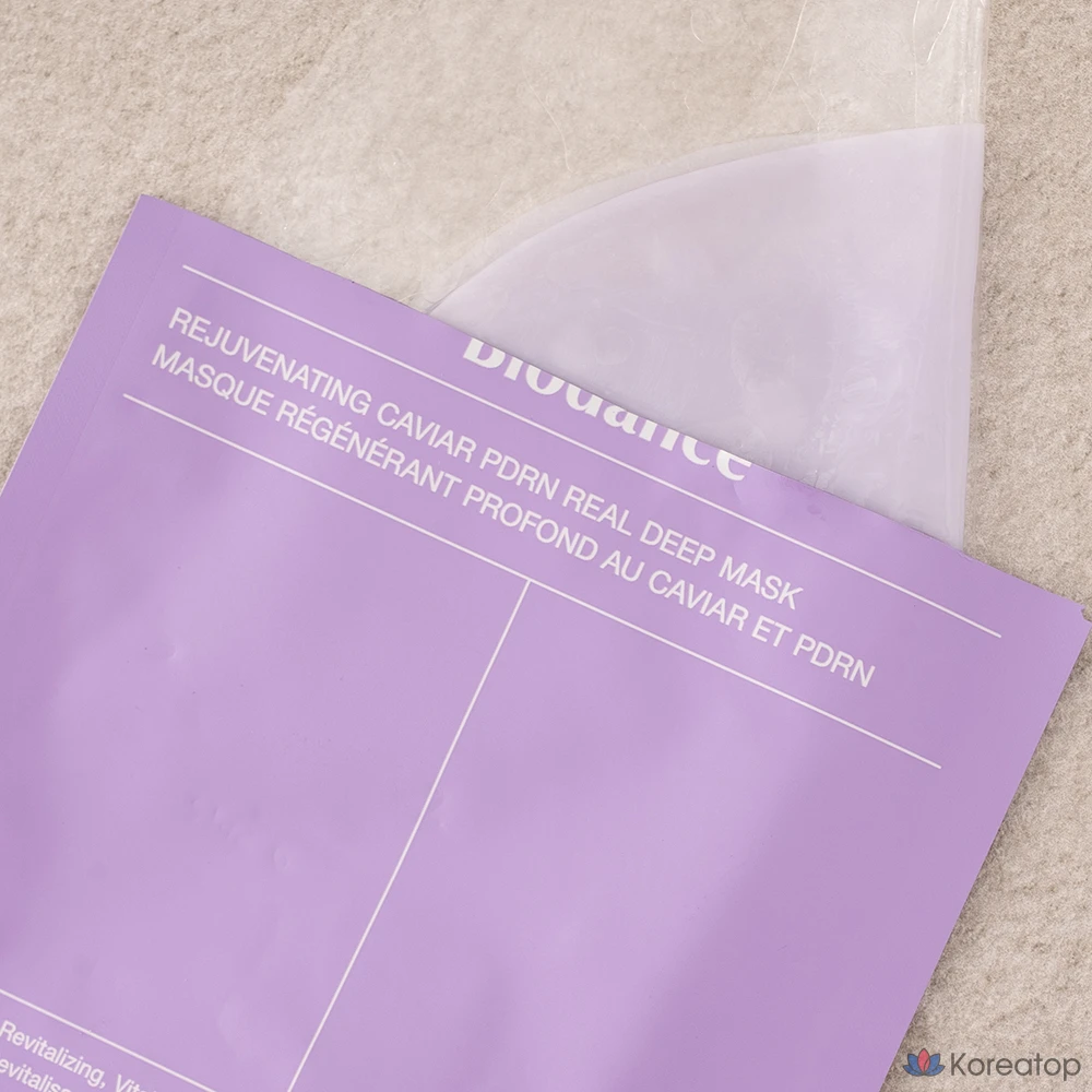 Тканевая маска для лица Biodance Rejuvenating Caviar PDRN Real Deep Mask, 15 шт., фото 5
