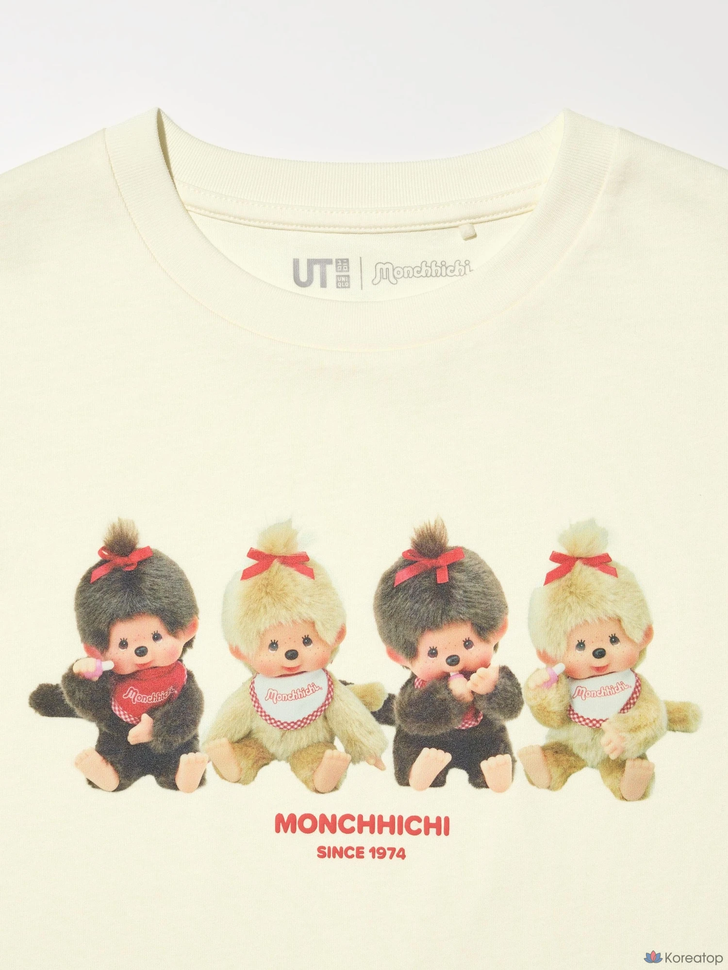 Футболка детская Uniqlo Monchhichi UT Graphic T, размер Free