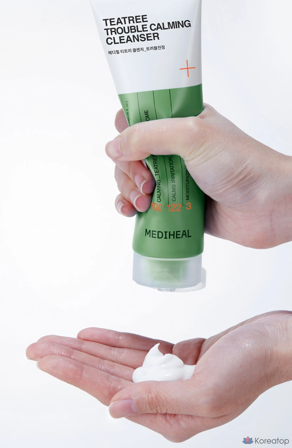 Очищающая пенка MEDIHEAL Tea Tree Trouble Calming Cleansing Foam, 120 мл, 1 шт.