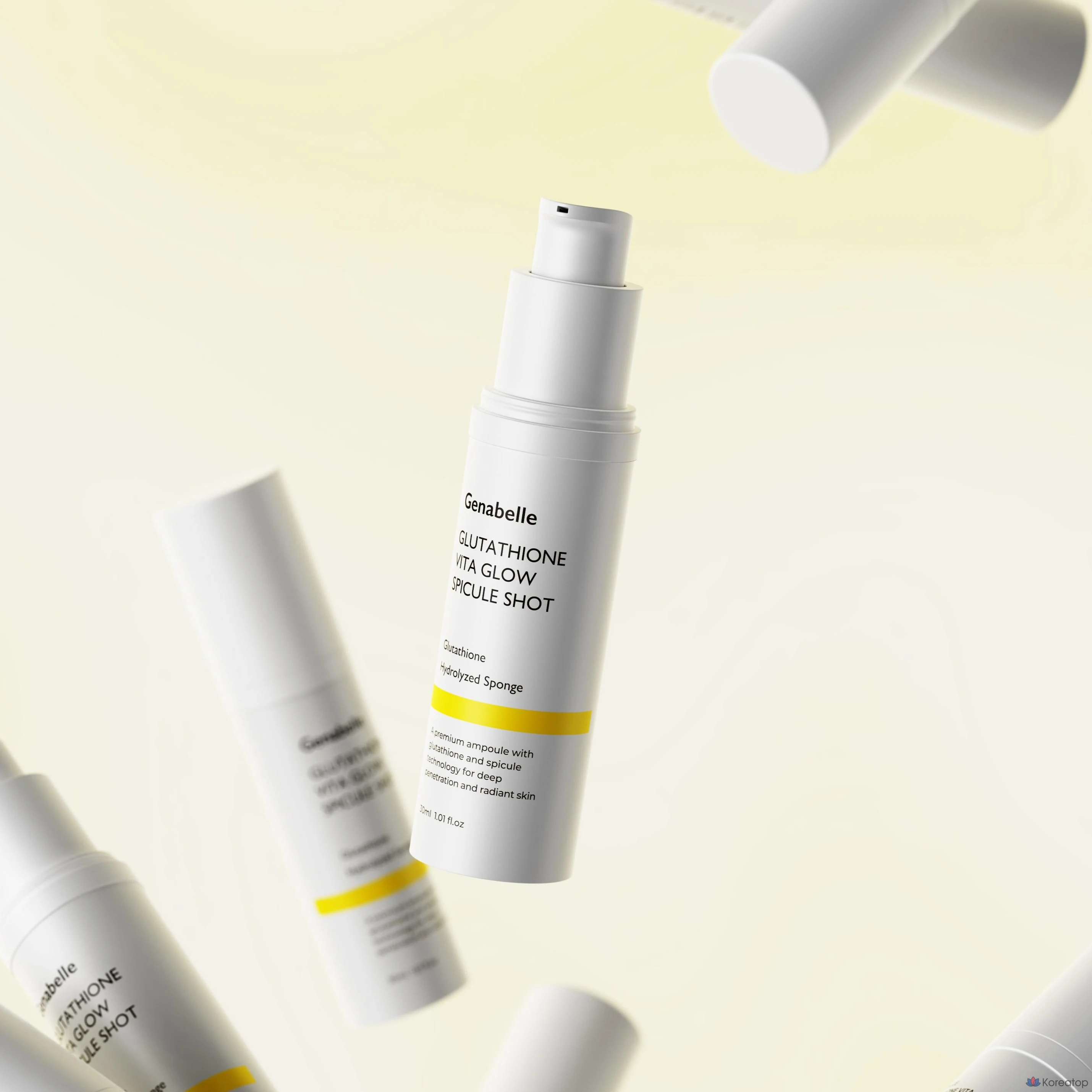 Ампульная сыворотка Genabelle Glutathione Vita Glow Spicule Shot Ampoule, 30 мл, 1 шт.
