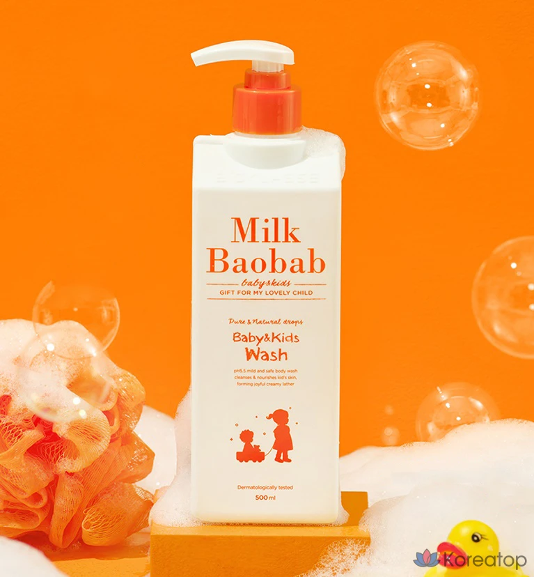 Гель для душа Milk Baobab Baby & Kids Body Wash, 500 мл, 1 шт.