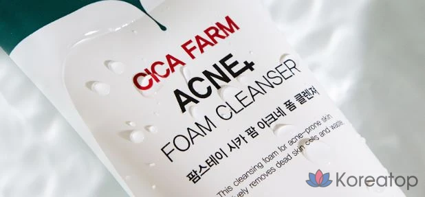 Пенка для умывания FarmStay Cica Farm Acne Foam Cleanser, 180 мл, 1 шт.