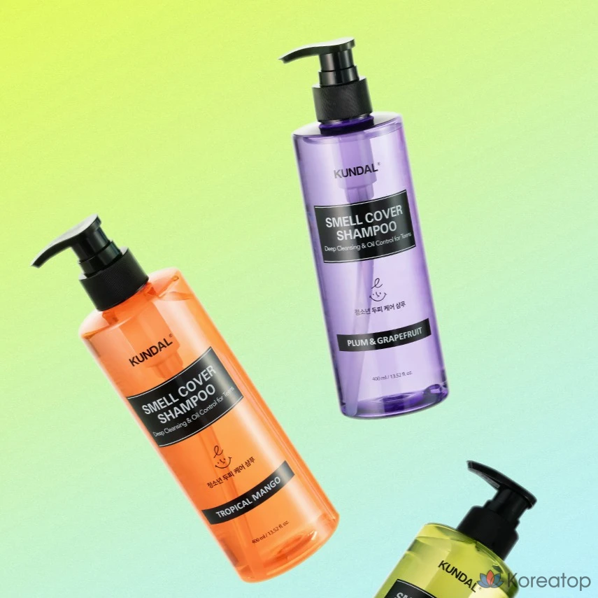 Шампунь Kundal All Day Smell Cover Teenage Shampoo Plum &amp; Grapefruit, 400 мл, 1 шт.
